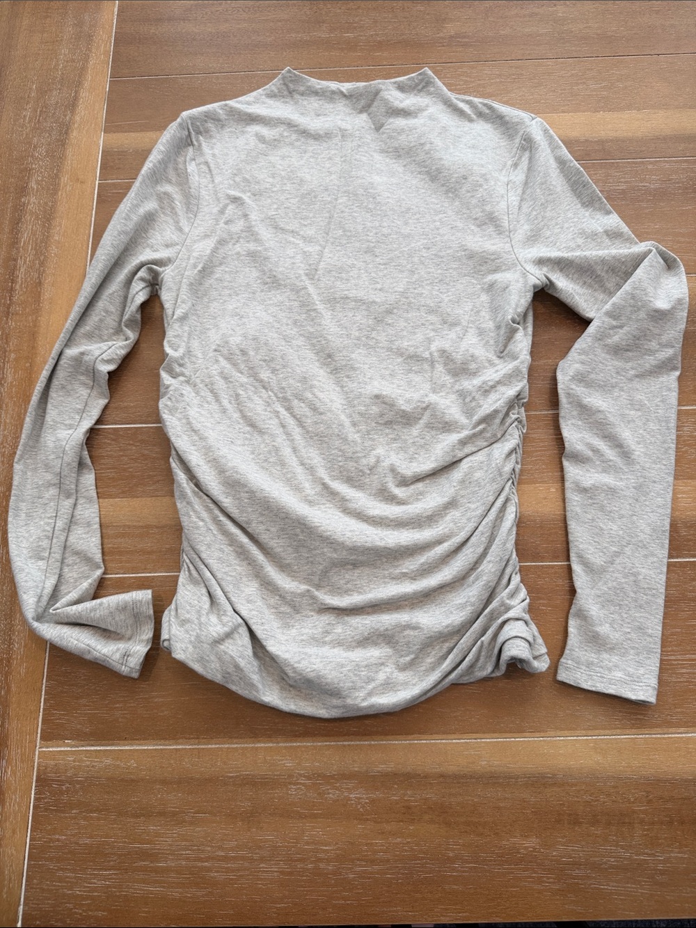 Abercrombie Ruched Mock Neck